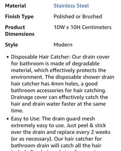 25 Pcs Drain Cover for Bathroom