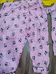 Cute Pajama Set Only Iron Need