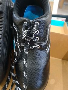 Black Leather Work Shoes 7 number