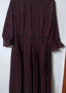 Latin Quarters Red Printed Dress