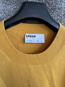 Logan Mustard Knit Sweater