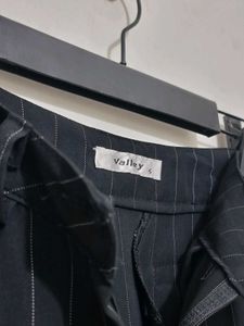 Striped Black Trousers