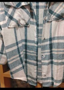 Checked Overshirt Jacket