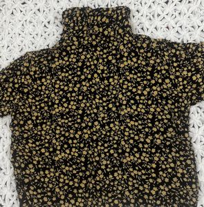 Floral Print Crop Top