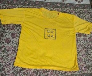 Yellow &#39;Mama&#39; T-Shirt