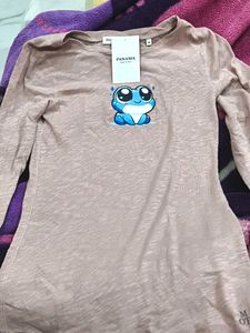 Cute Panama Top with Frog Design Size - XS