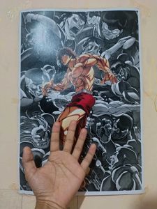 Baki Hanma Poster Fully New Condition