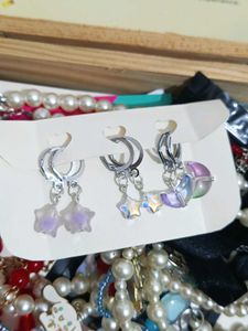 Cute Celestial Earring Set