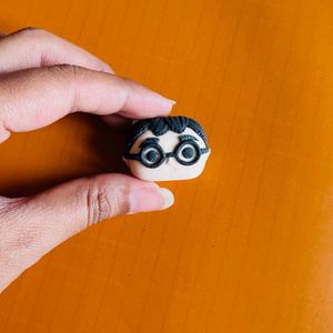 Handmade Clay Keychain For Harry Potter Fans