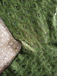 Green Kurti With Beautiful Design