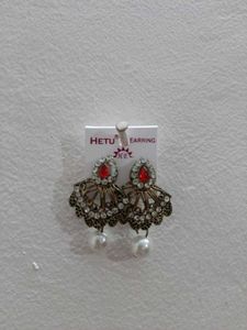 Pearl &amp; Gem Earrings