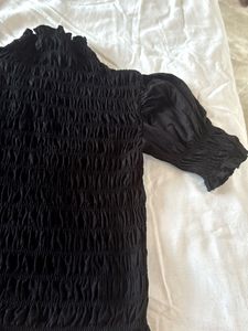 Smocked Puff Sleeve Top