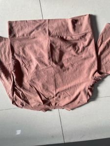 Knot Detail Crop Top Peach