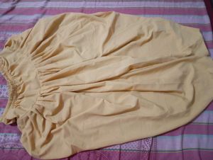 Elegant Kurta Set dhoti pant with apple cut top