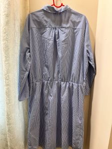 Striped Floral Shirt Dress