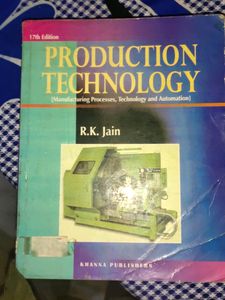 production technology btech book