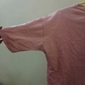 Pink Oversized T-Shirt