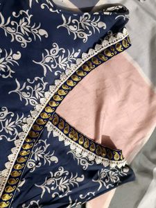 Blue Printed Top