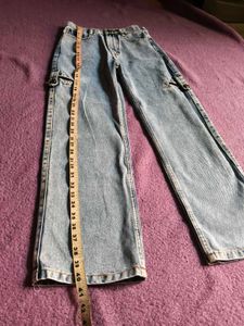 straight Leg Denim Jeans