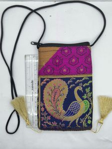 Peacock Crossbody Phone Bag