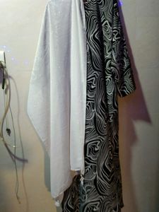 Free Size Abaya With Stole