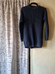 Blue Knit Sweater