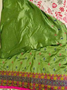 Worked Saree