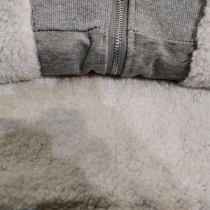 Denim Jacket With Hoodie