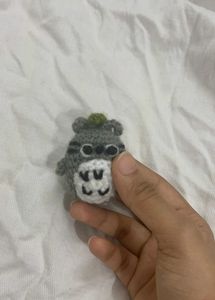 Chrochet Baby Totoro Key Chain Plush