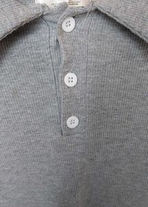 Gray Long Sleeve Top