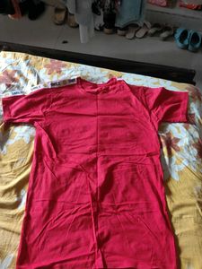 Red Crew Neck T-Shirt