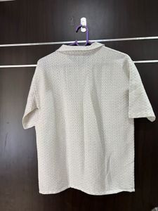 White Patterned Shirt