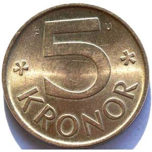 5 Kronor 1978 Swedish Coin Best Price