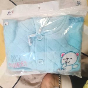 Baby Blue Woolen Set