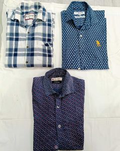 M Size Boys Shirys Pack Of Three