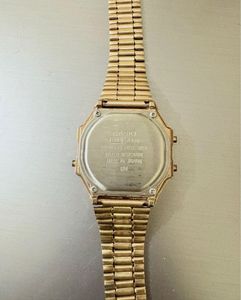 Casio A168 Watch Rose Gold unused