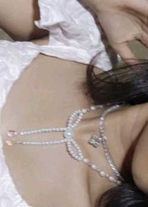 Bow Pearl Necklace