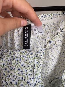 Cute Floral Crop Tunic