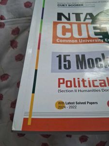 CUET UG Political Science - 15 Mock Tests