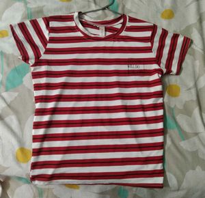 Red And White Cute Tshirt