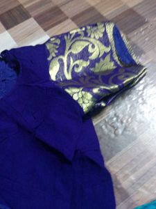Bandhni Printed Heavy Border Saree Blouse Size 42