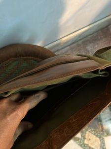 Collector’s Leather Bag With Artwork