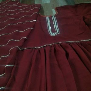 Frock duppatta