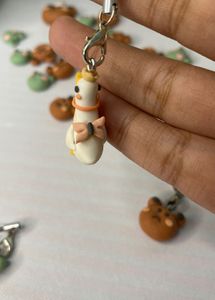 Set of 3 clay charms