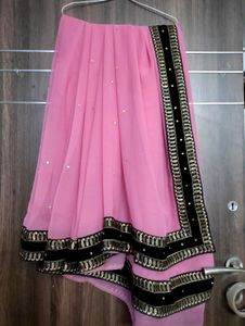 Pink Saree