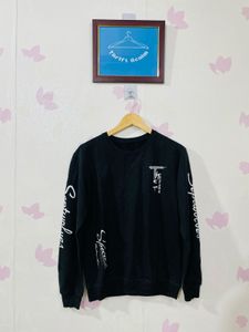 Men Black Cool Full Sleeves T-shirt