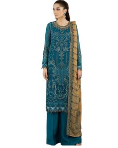 Heavy Work Unstitched Dress Material