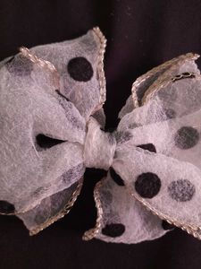 Polka-Dot Bowknot Hairpin