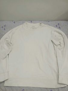 Simple White Sweatshirt
