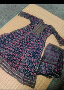 Floral Kurta with duppata